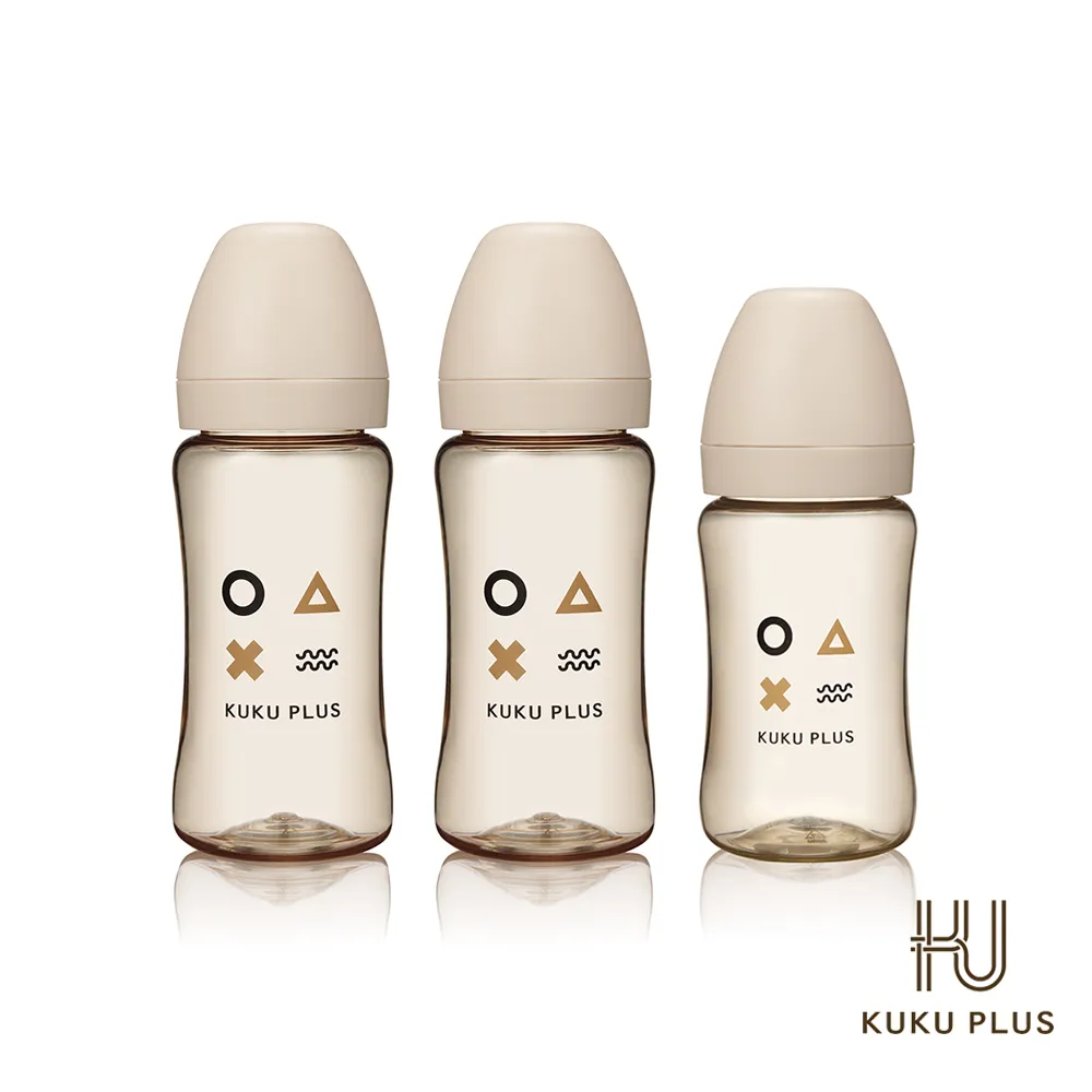 KUKU 酷咕鴨 PPSU奶瓶 超透氣系列 寬口/一般 多款可選【宜兒樂】 歷史價格詳細信息