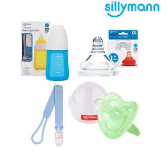 【韓國sillymann】 100%鉑金矽膠奶瓶基本超值四件組 歷史價格詳細信息