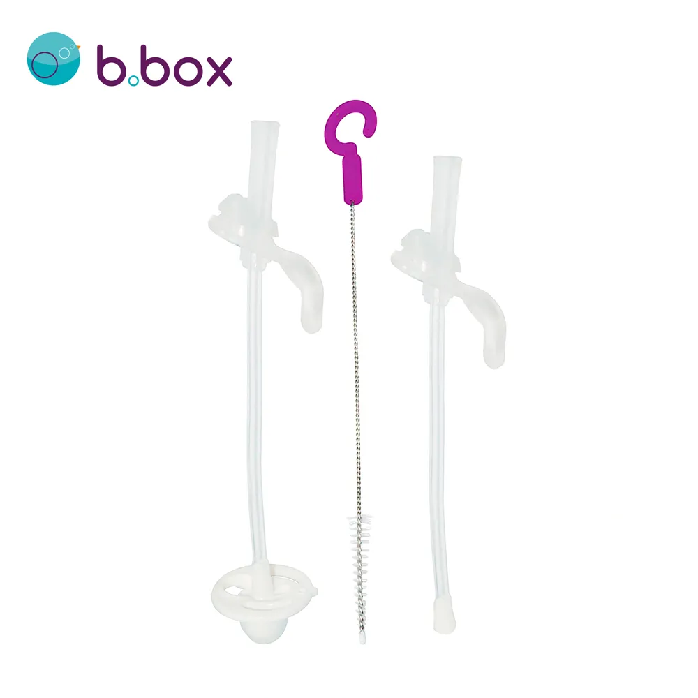 澳洲【B.BOX】升級版防漏學習水杯替換吸管2入+清潔刷 價格比較,價格查詢,歷史價格詳細信息