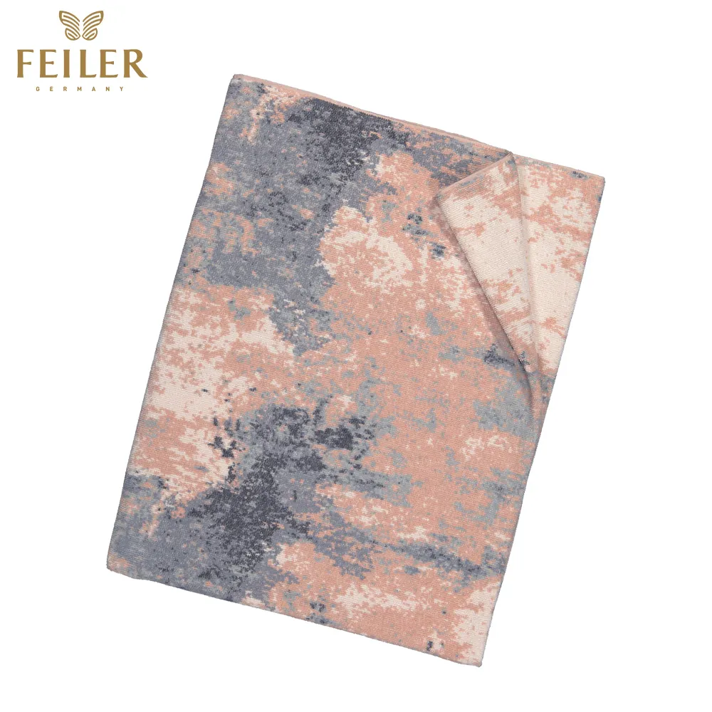 【Feiler】粉紅小花方巾(25x25)青 歷史價格詳細信息