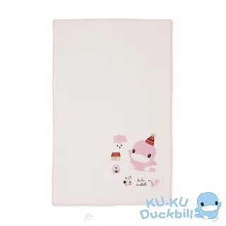 酷咕鴨狐狸熊單印緹花紗布手帕3入-粉 歷史價格詳細信息