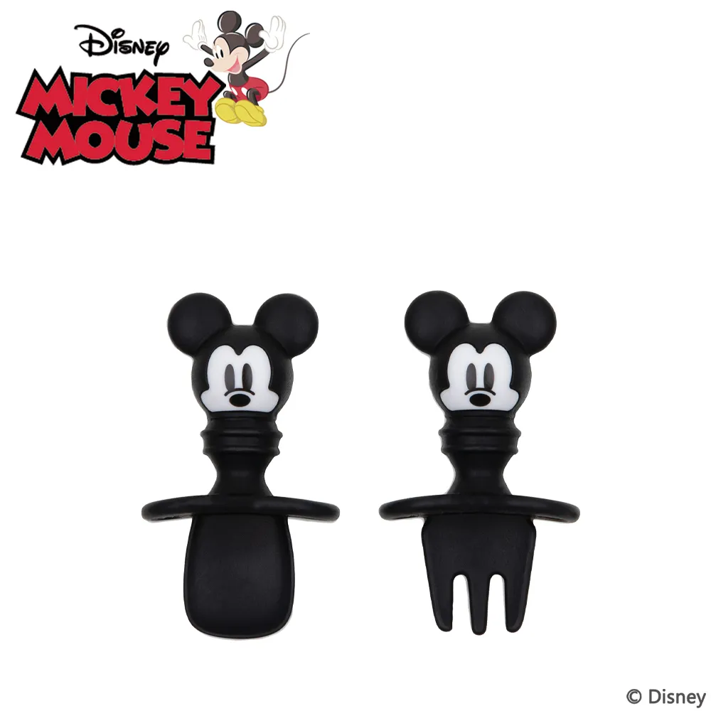 Bumkins 迪士尼寶寶矽膠湯叉組(米奇/米妮/維尼) 米菲寶貝【新色上市】 歷史價格詳細信息