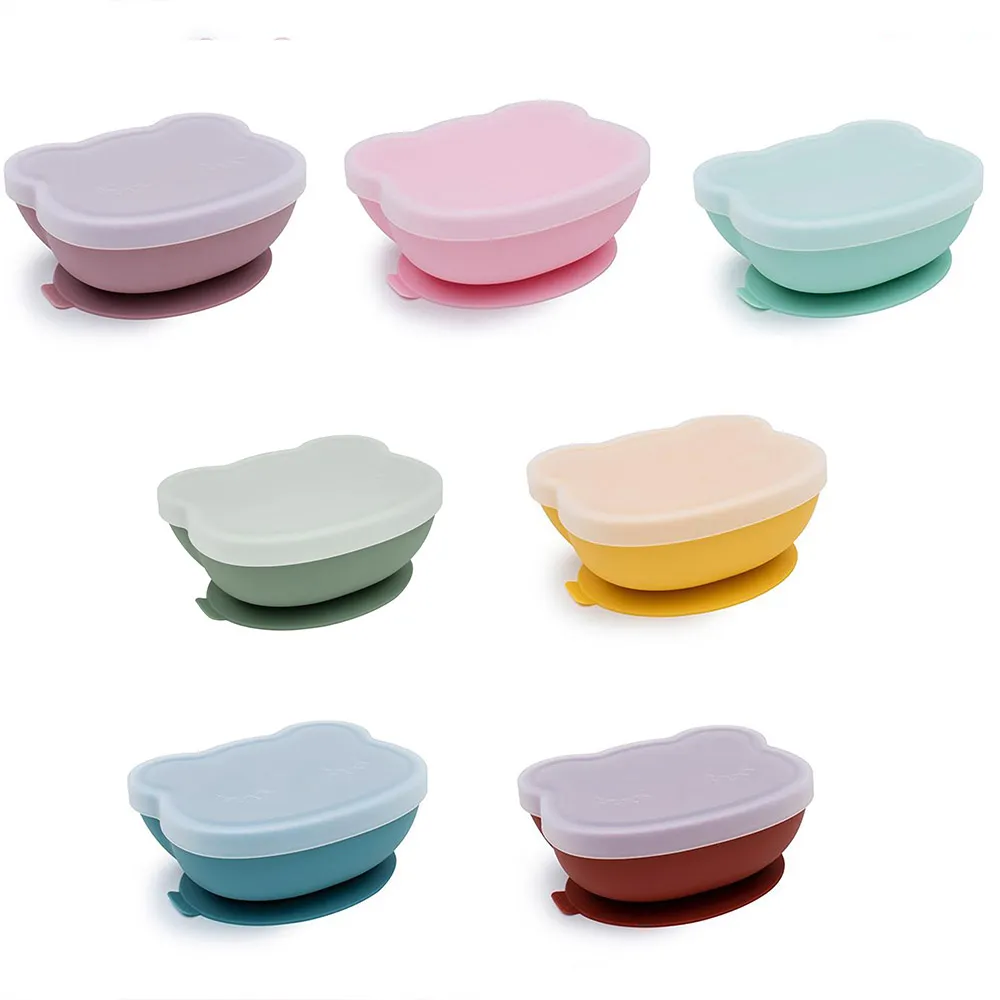 澳洲 We Might Be Tiny 矽膠防滑吸盤碗-熊寶寶(6色可選)【麗兒采家】 歷史價格詳細信息