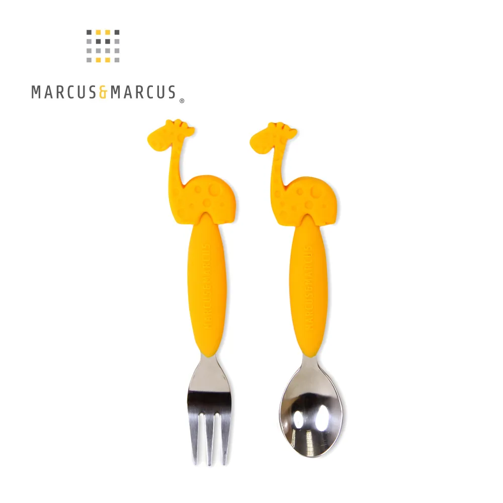 Marcus & Marcus 動物樂園不鏽鋼叉匙餐具組 (共6色可選)【佳兒園婦幼館】 歷史價格詳細信息