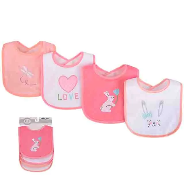 美國 luvable friends  嬰幼兒口水巾圍兜4入組(上層棉質吸水/底層防水)_獅子王(LF01788) 歷史價格詳細信息