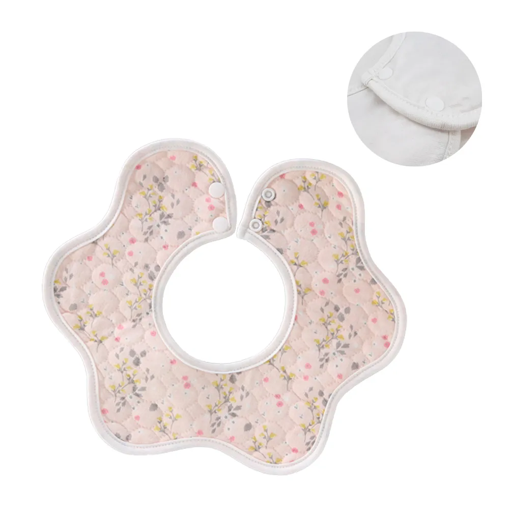 嬰兒口水360度旋轉圍兜嬰兒口水巾純棉紗布寶寶防水吐奶飯圍兜兜 歷史價格詳細信息