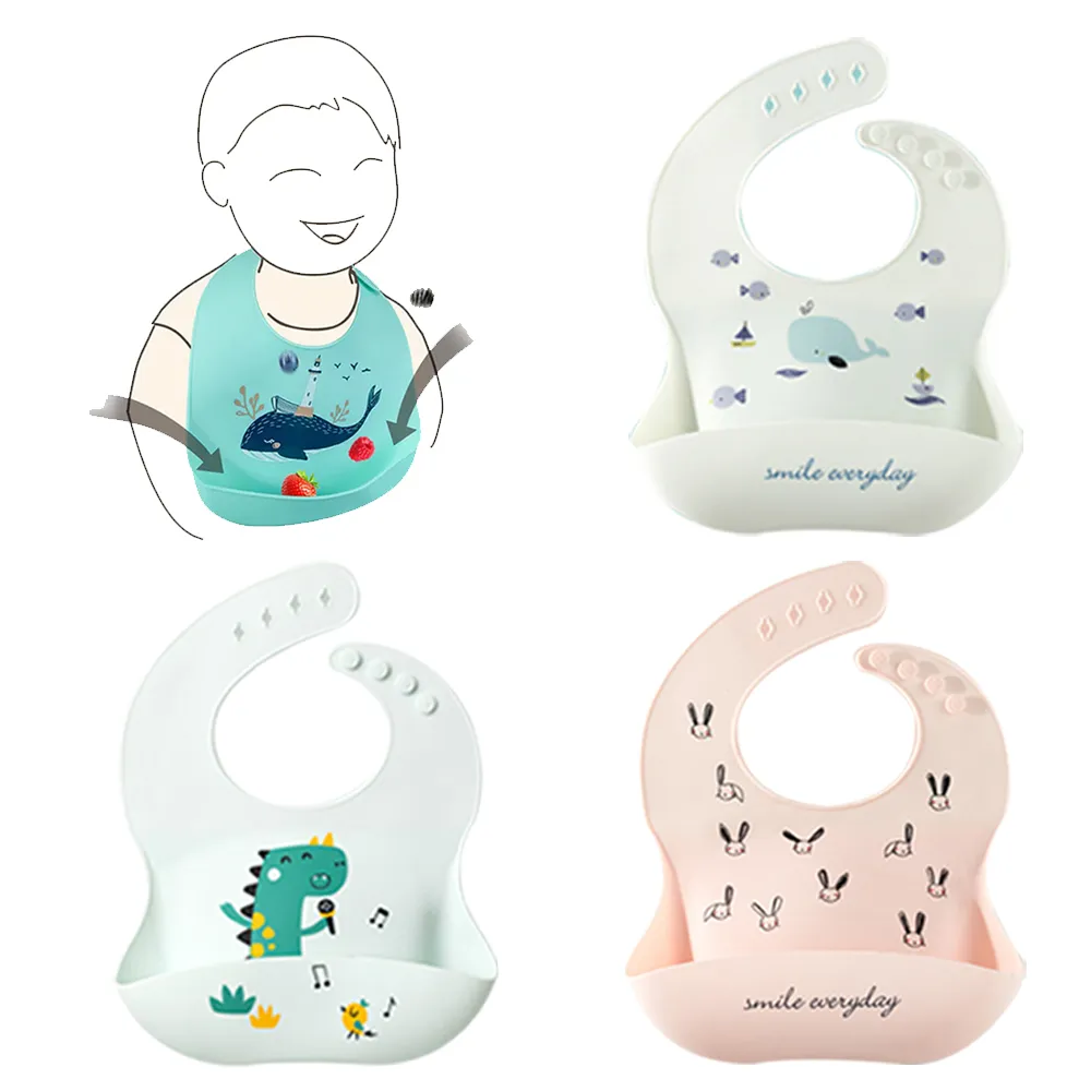 寶寶立體防水圍兜 矽膠圍兜 可摺疊式 防漏 吃飯兜 RXL2202 好娃娃 歷史價格詳細信息