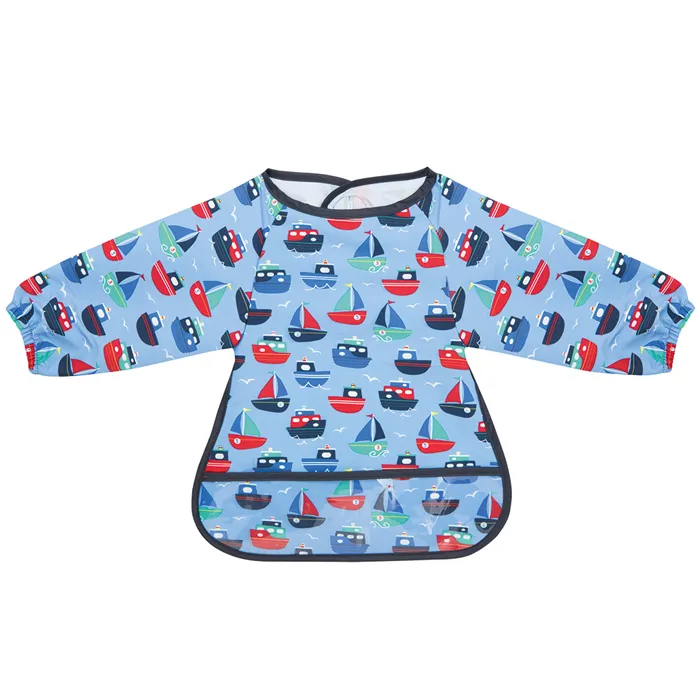 【英國 JoJo Maman BeBe】長袖圍兜/吃飯衣_乘風萬里 (JJSBL-03) 價格比較,價格查詢,歷史價格詳細信息