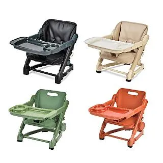 英國 Unilove Feed Me攜帶式寶寶折疊餐椅 椅身+椅墊組合-粉/灰 歷史價格詳細信息