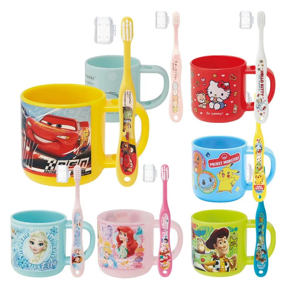 Skater牙杯組（牙杯＋牙刷共5支）玩具總動員 歷史價格詳細信息