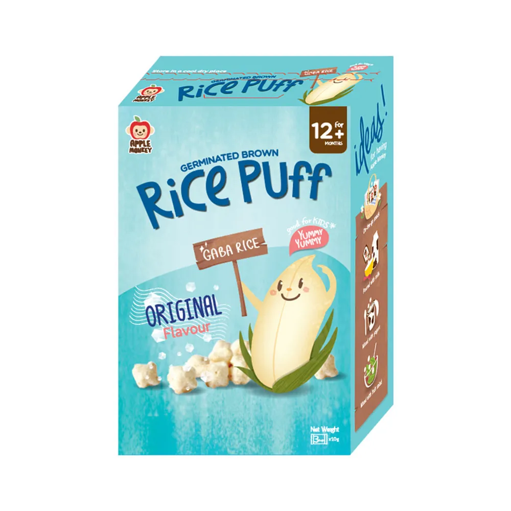 泰國【Apple Monkey】愛啵寶寶 發芽糙米 小米香 原味(30g) 歷史價格詳細信息