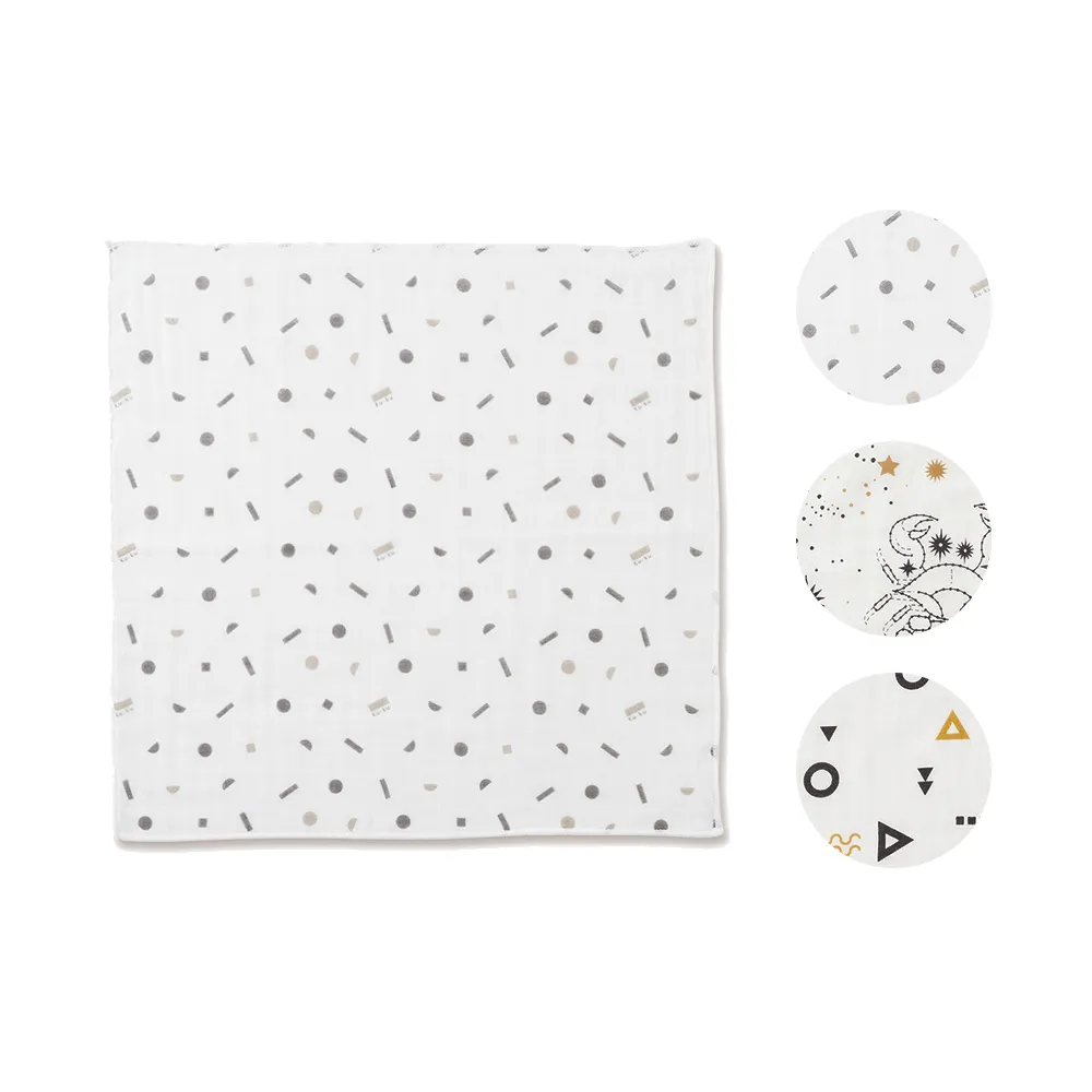 酷咕鴨 KUKU PLUS 紗布澡巾 2入 ( 極簡幾何/十二星座/純真之瞳 ) 3款可選 /嬰兒手帕.口水巾.純棉 歷史價格詳細信息