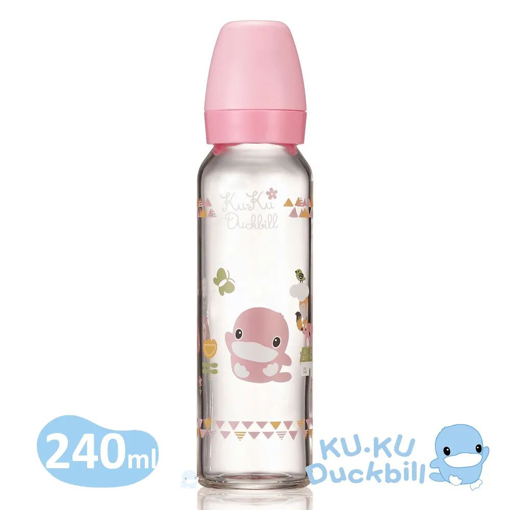 酷咕鴨超矽晶寬口玻璃奶瓶240ml-藍 歷史價格詳細信息