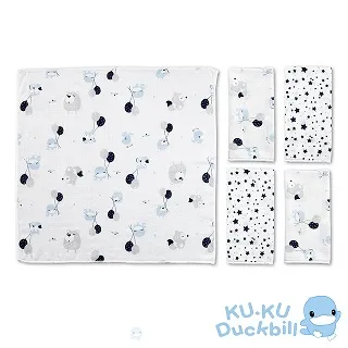 酷咕鴨夢想氣球紗 布手帕5入(酷涼幻彩藍/酸甜蜜桃粉) 歷史價格詳細信息