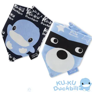 KU KU 酷咕鴨 三角扣帶領巾-淘氣雙星(2入)【佳兒園婦幼館】 歷史價格詳細信息