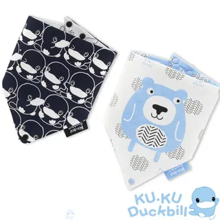 KU KU 酷咕鴨 三角扣帶領巾-淘氣雙星(2入)【佳兒園婦幼館】 歷史價格詳細信息