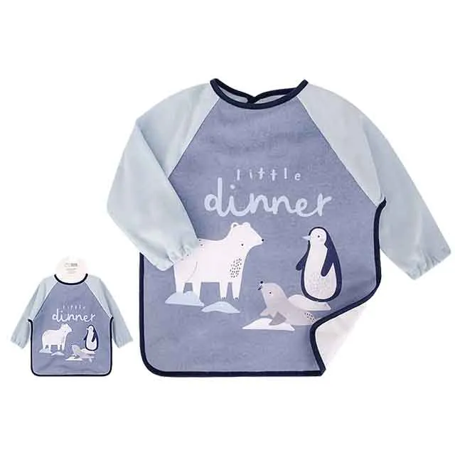 美國 luvable friends 嬰幼兒長袖防水圍兜/畫畫衣/吃飯衣單入組_粉色童話_LF41392 歷史價格詳細信息