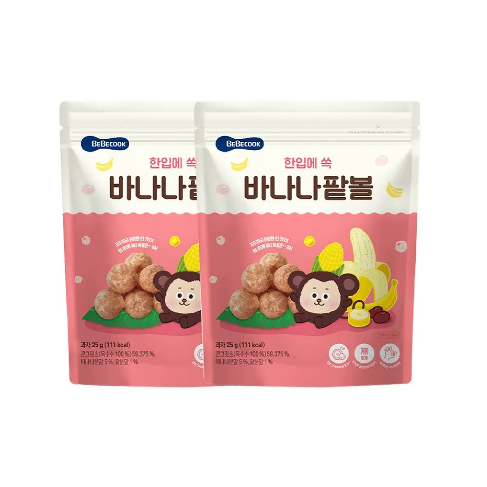 韓國【Bebecook】嬰幼兒玉米球-雙倍起司(25g) (2入組) 歷史價格詳細信息