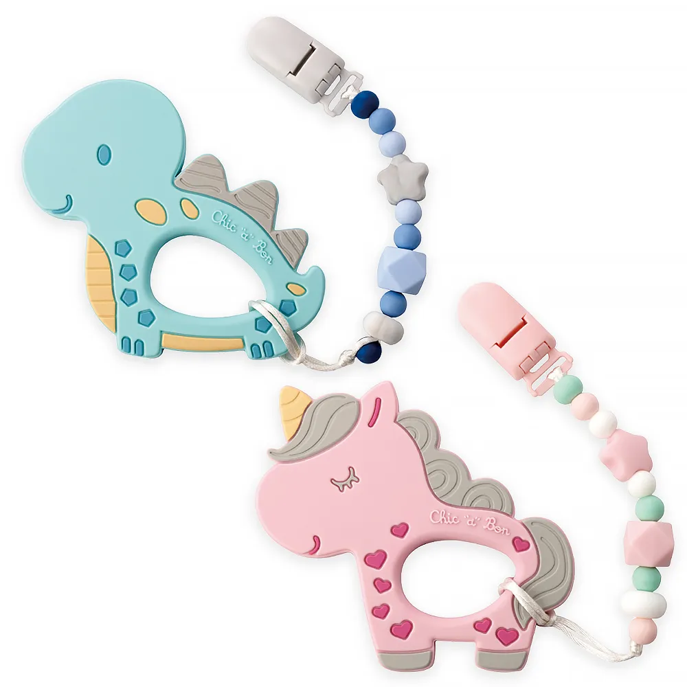 奇哥 矽膠固齒器奶嘴鍊組(恐龍/獨角獸)【麗兒采家】 歷史價格詳細信息