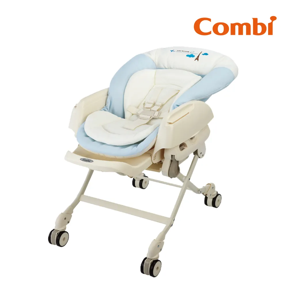 Combi Letto電動安撫餐搖椅 ST款-藍色巴黎贈蚊帳 歷史價格詳細信息