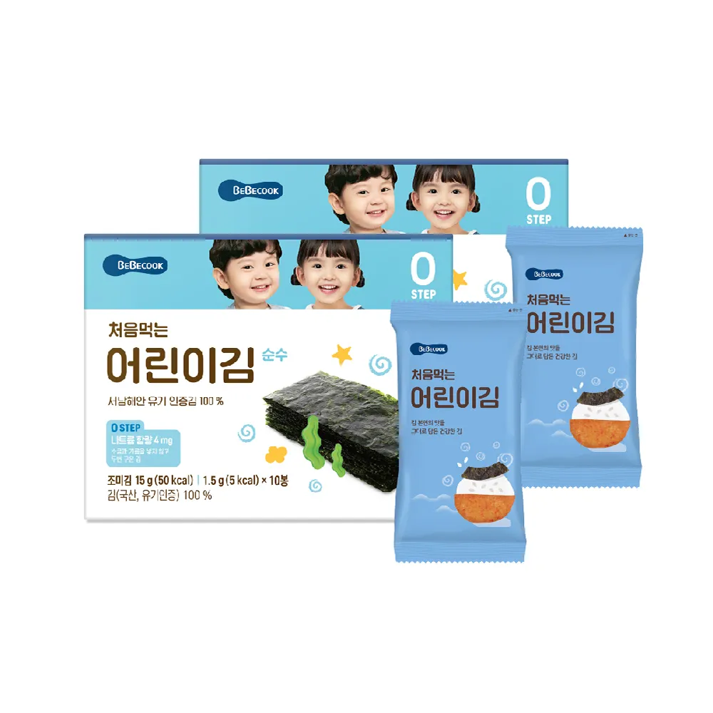 韓國【BEBECOOK】寶膳 嬰幼兒純粹海苔2入組 價格比較,價格查詢,歷史價格詳細信息