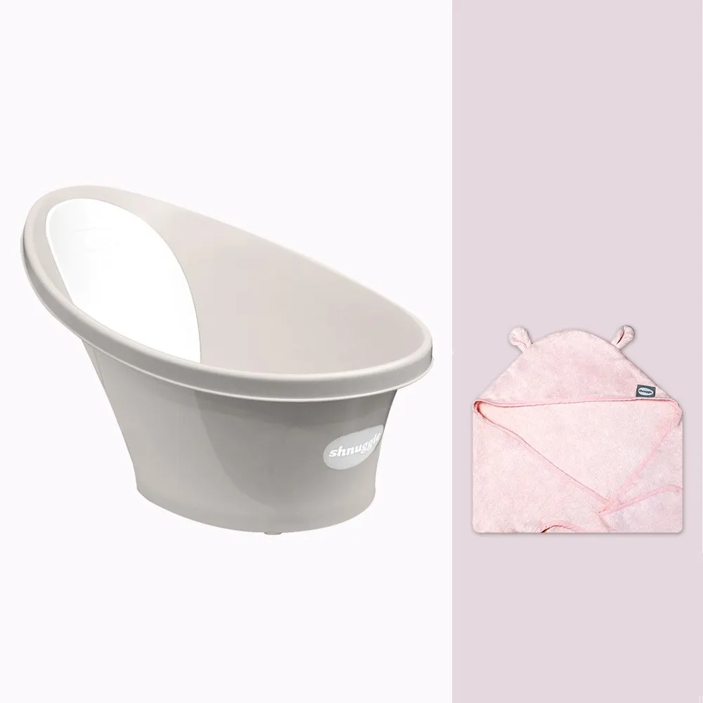 Shnuggle 連帽圍裙式浴巾 月亮澡盆 同品牌 嬰兒 寶寶 浴巾 圍裙浴巾 竹纖維 防螨抗菌【BabyGarden】 歷史價格詳細信息