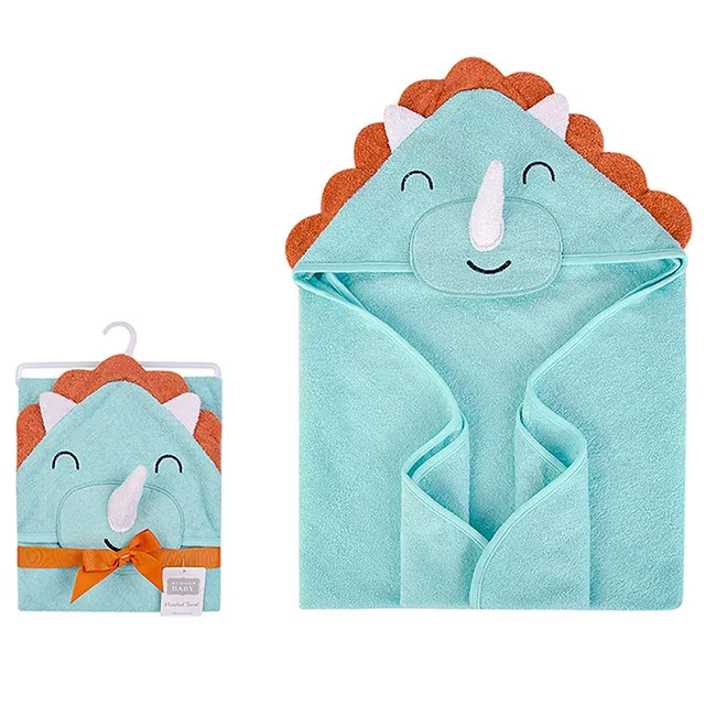 美國 luvable friends 嬰幼兒動物造型連帽浴巾/包巾_76x76cm_小企鵝_LF16426 歷史價格詳細信息