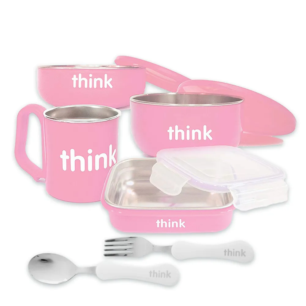 thinkbaby美國  兒童不鏽鋼餐具組[免運費] 歷史價格詳細信息
