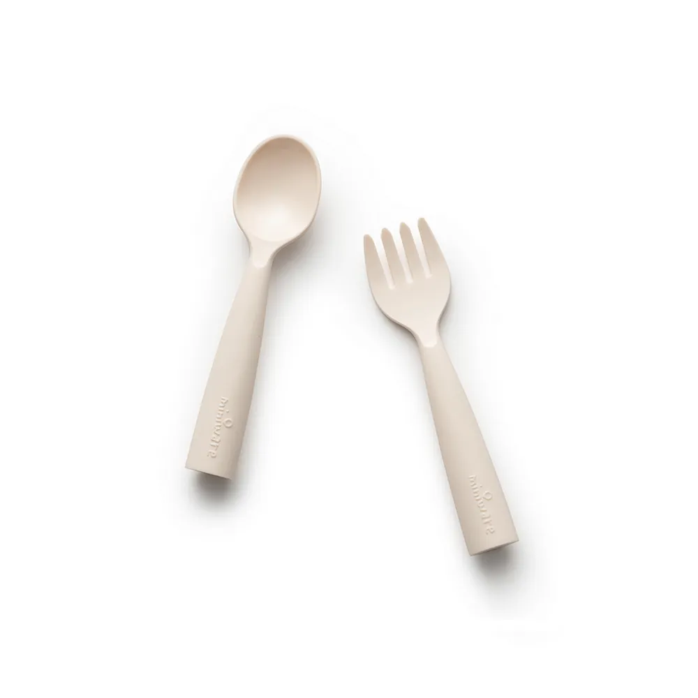 miniware My First! 天然聚乳酸叉匙組-柔粉棉花 歷史價格詳細信息