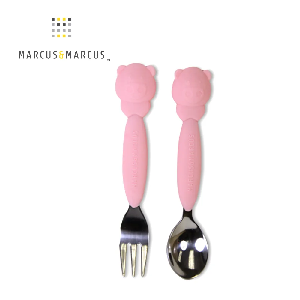 Marcus & Marcus 動物樂園不鏽鋼叉匙餐具組 (共6色可選)【佳兒園婦幼館】 歷史價格詳細信息
