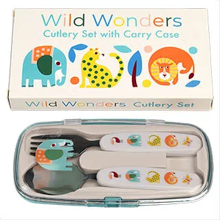 英國 Rex London 幼兒/兒童餐具2入組(附收納盒)_動物樂園_RL29128 歷史價格詳細信息