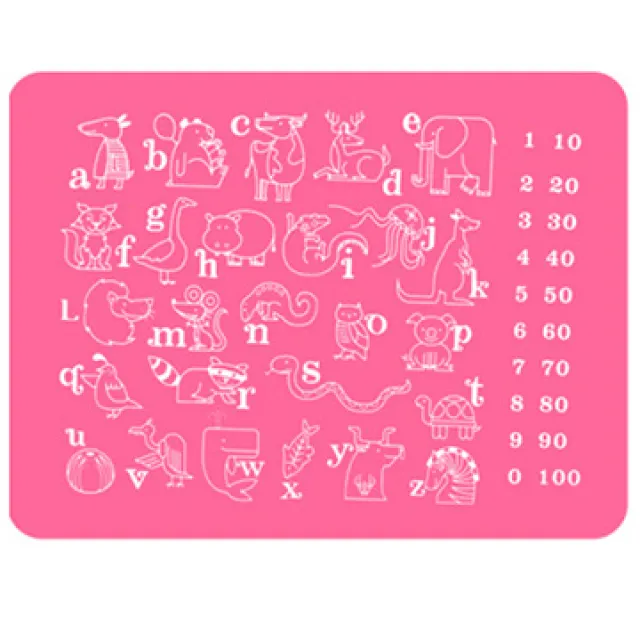 《Stylelife》矽膠學習餐墊-字母與動物(粉色) 歷史價格詳細信息