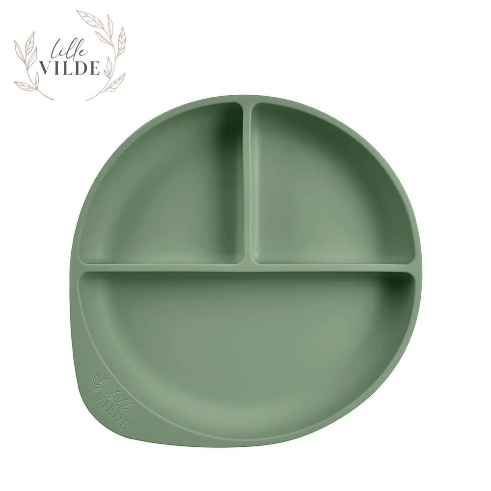 By Lille Vilde 矽膠分隔餐盤 學習餐具 兒童餐具 兒童餐盤-咖啡 歷史價格詳細信息