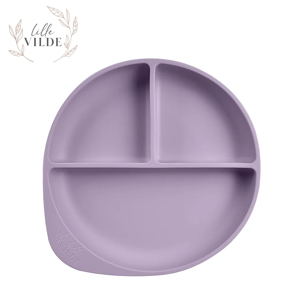 By Lille Vilde 矽膠分隔餐盤 學習餐具 兒童餐具 兒童餐盤-咖啡 歷史價格詳細信息