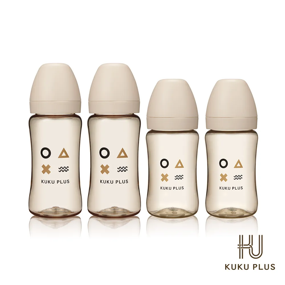 KUKU 酷咕鴨 PPSU奶瓶 超透氣系列 寬口/一般 多款可選【宜兒樂】 歷史價格詳細信息