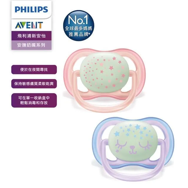 Philips AVENT 超透氣矽膠安撫奶嘴0~6M-雙入 歷史價格詳細信息
