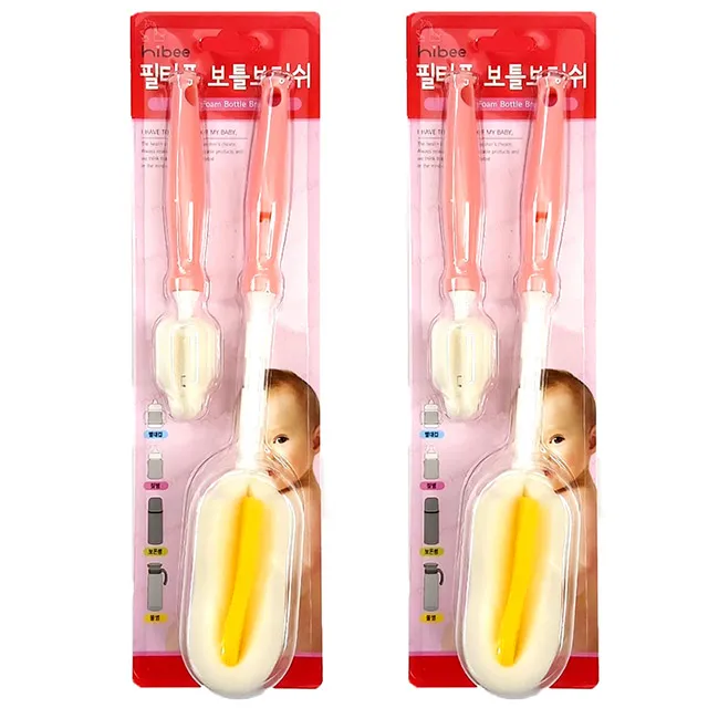 正韓 hibee 極柔細奶瓶/水瓶/水壺/杯蓋螺旋 矽膠萬用清潔刷+隙縫刷+吸管刷_HSB001 歷史價格詳細信息