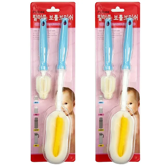 正韓 hibee 極柔細奶瓶/水瓶/水壺/杯蓋螺旋 矽膠萬用清潔刷+隙縫刷+吸管刷_HSB001 歷史價格詳細信息
