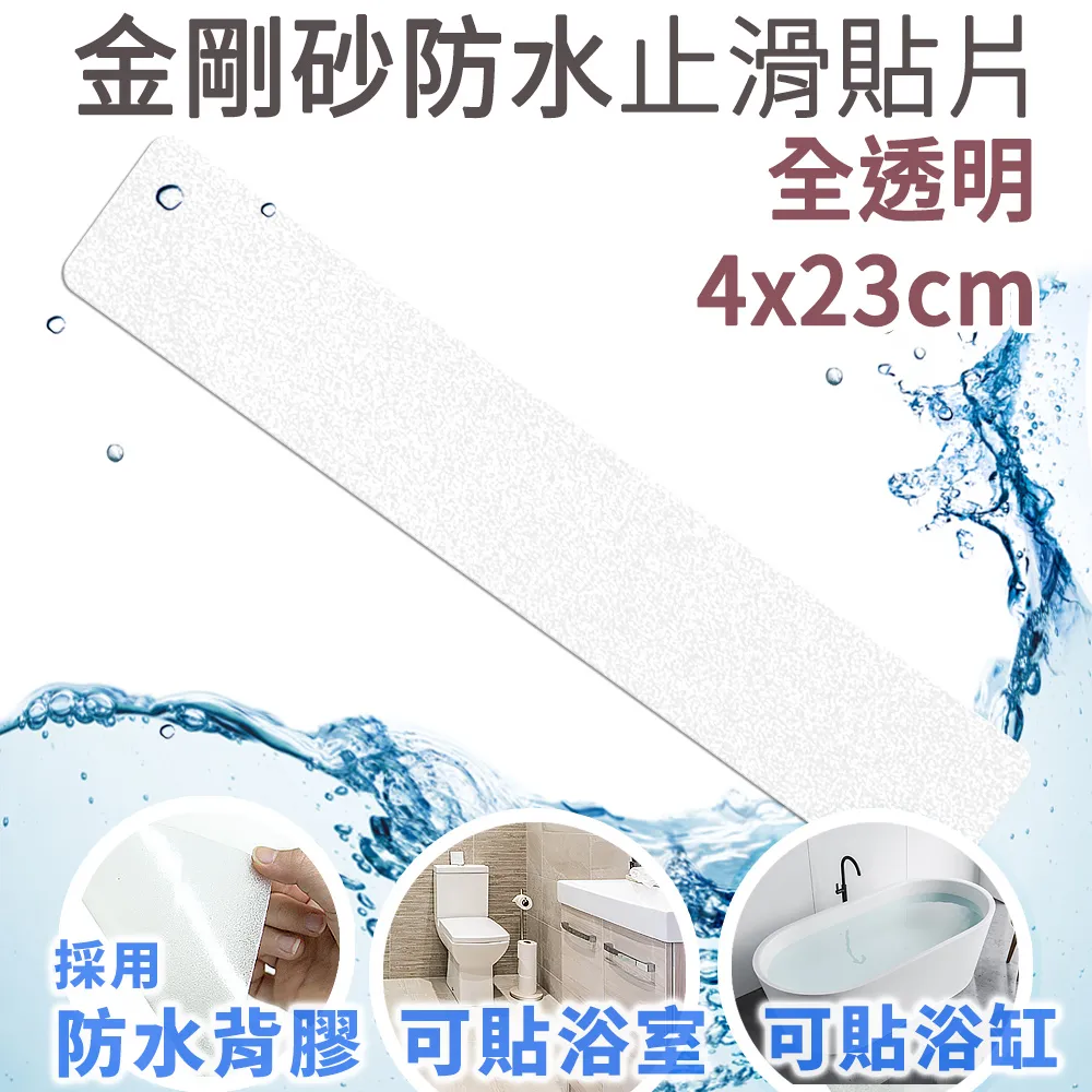 Echain Tech 熊掌 金鋼砂防滑貼片 (1包6片)-全透明(止滑貼片/浴室貼/磁磚貼) 歷史價格詳細信息