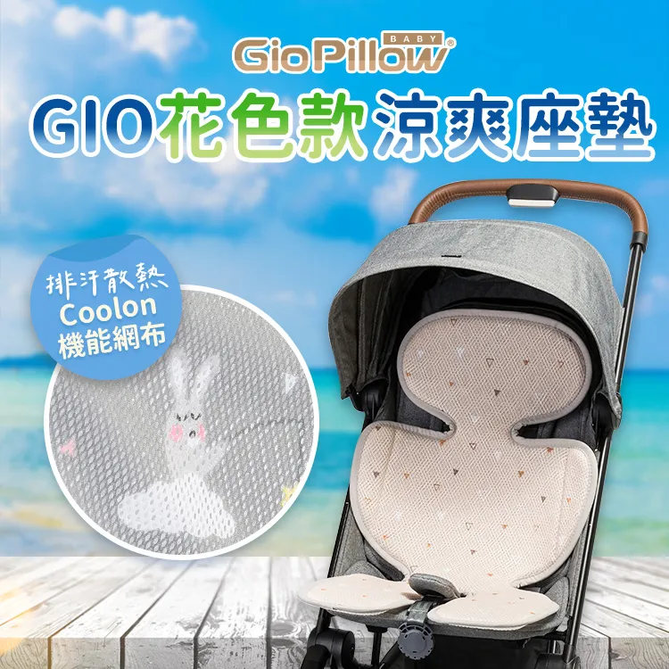【GIO Pillow】超透氣涼爽座墊-豪華款【推車/汽車座椅專用涼墊】 歷史價格詳細信息