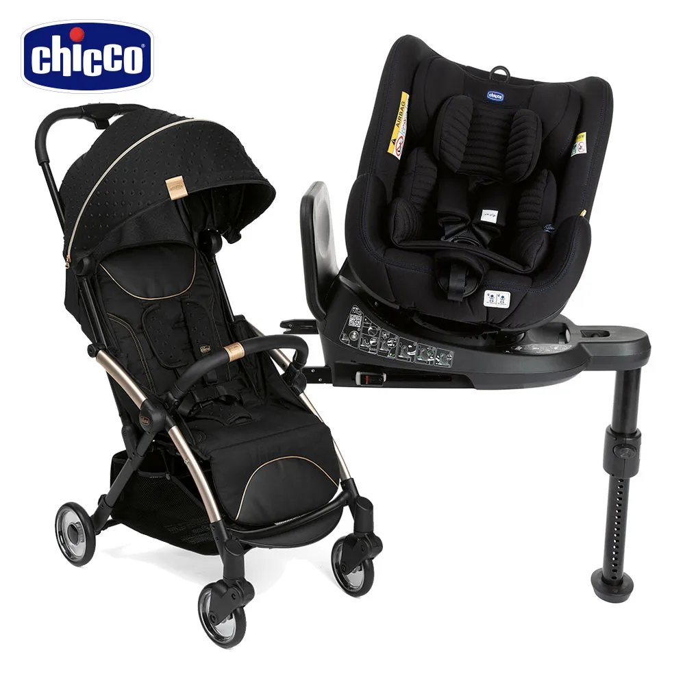 chicco-Seat3Fit Isofix安全汽座+Goody XPlus魔術瞬收手推車-多色(轉) 歷史價格詳細信息