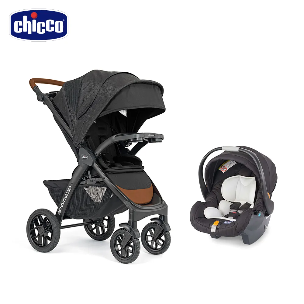 【Chicco】Bravo極致完美手推車領航版-飆風悍黑(提籃 避震 遮陽) 歷史價格詳細信息