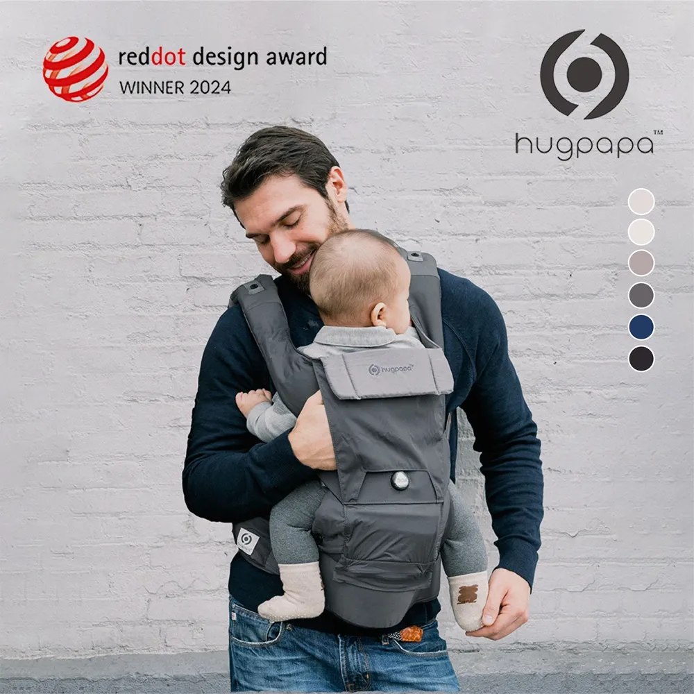 【hugpapa】DIAL-FIT PRO 3合1 韓國嬰兒透氣減壓背帶 新生兒腰凳背巾/揹巾-太空灰 歷史價格詳細信息