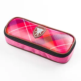 【UnMe】英式學院風人體工學後背書包/紅格 歷史價格詳細信息