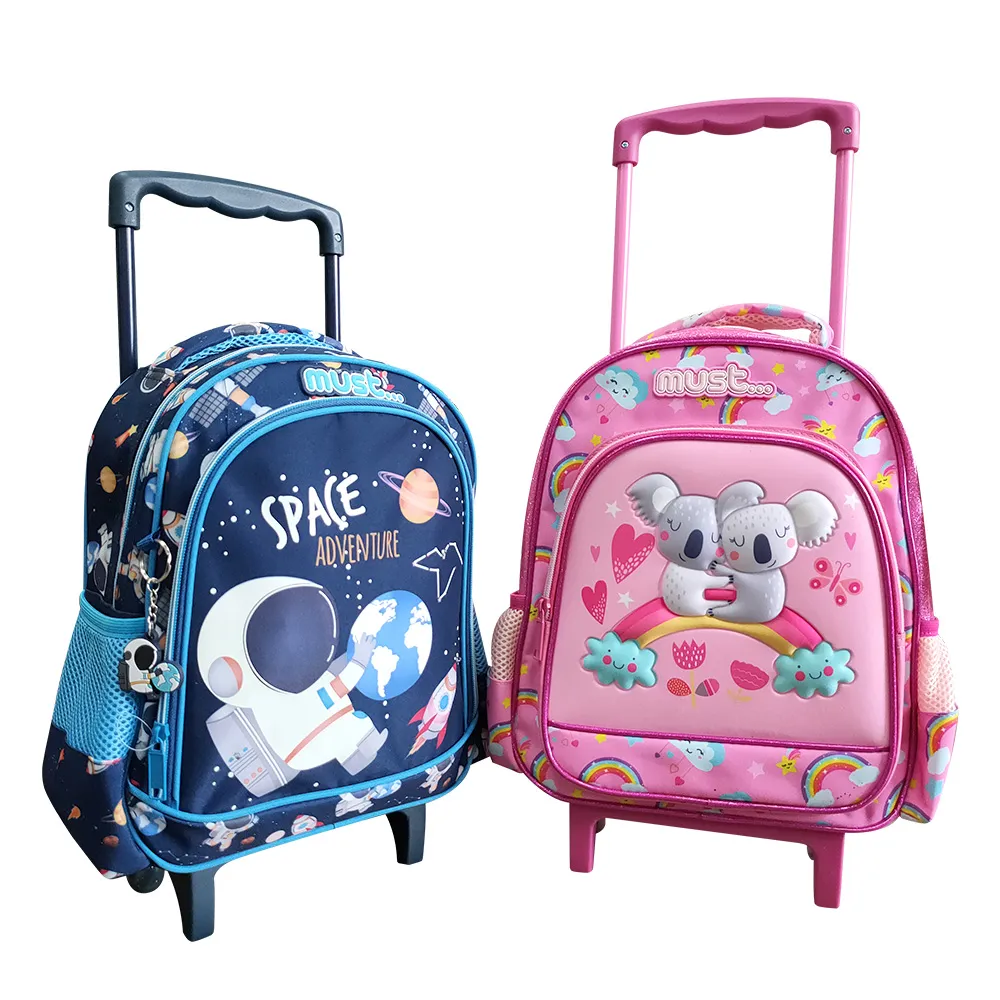 兒童拉杆書包女 小學生爬樓梯可伸縮男孩6-12周歲1-3-6年級雙肩包 歷史價格詳細信息