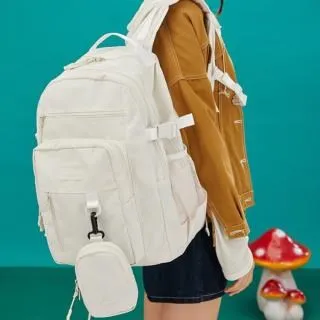 夏日時光--大容量多隔層15.6吋後背包學生書包電腦包筆電包 歷史價格詳細信息