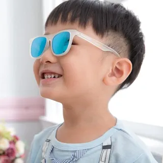 美國Hipsterkid 抗UV時尚嬰兒童偏光太陽眼鏡(附固定繩) - 飛行員白 歷史價格詳細信息