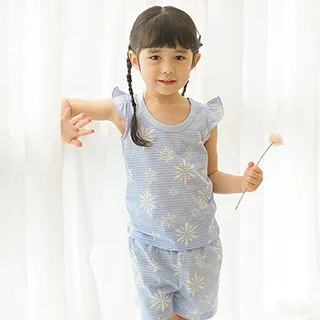 【Puco】正韓超優質嬰幼兒/兒童七分袖100% 有機純棉家居服/睡衣/家居套裝組_打火英雄(PC21-002) 歷史價格詳細信息