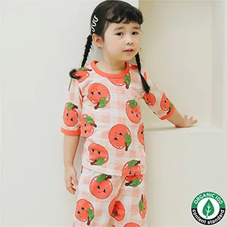 【Puco】正韓超優質嬰幼兒/兒童七分袖100% 有機純棉家居服/睡衣/家居套裝組_打火英雄(PC21-002) 歷史價格詳細信息