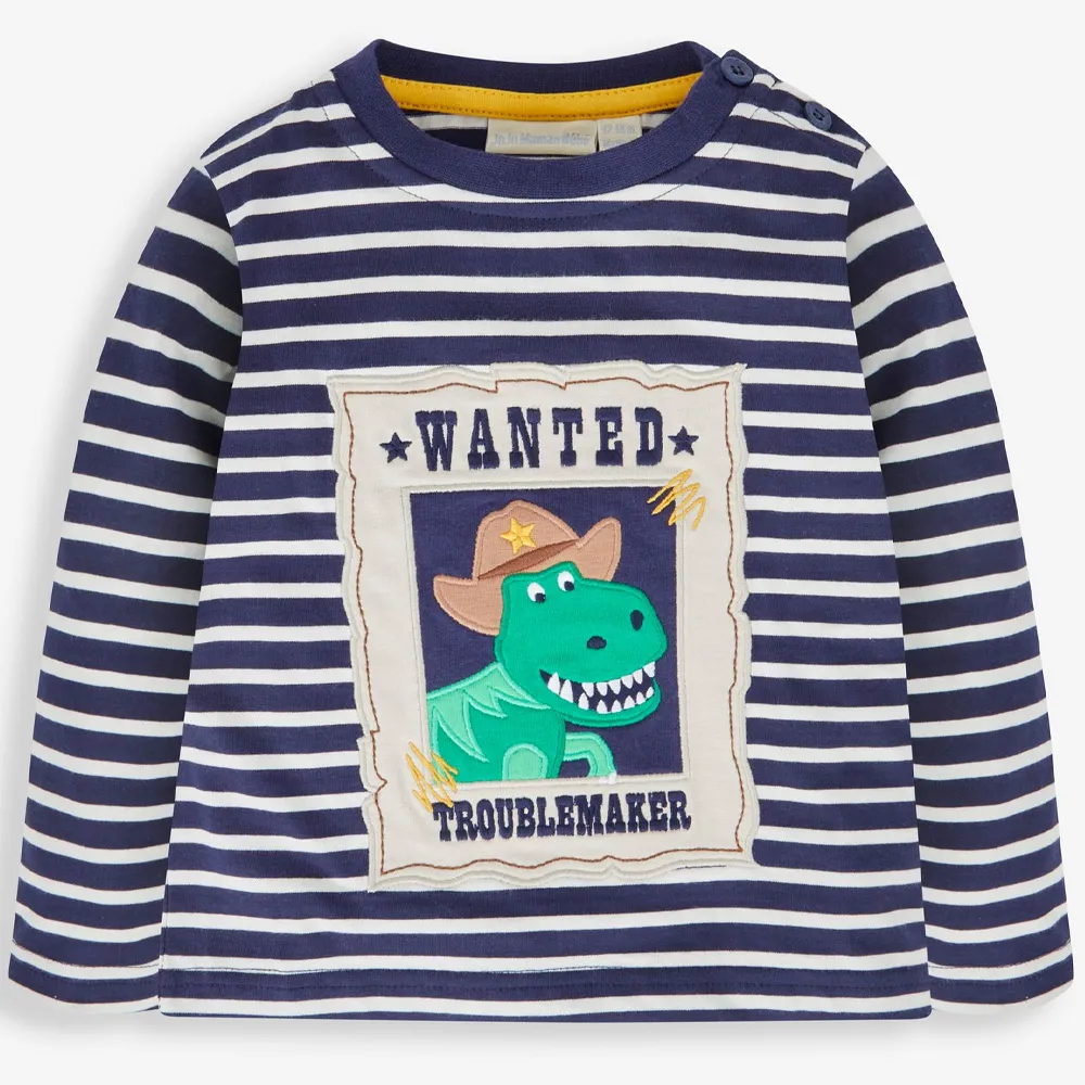 【英國 JoJo Maman BeBe】長袖圍兜/吃飯衣_乘風萬里 (JJSBL-03) 歷史價格詳細信息